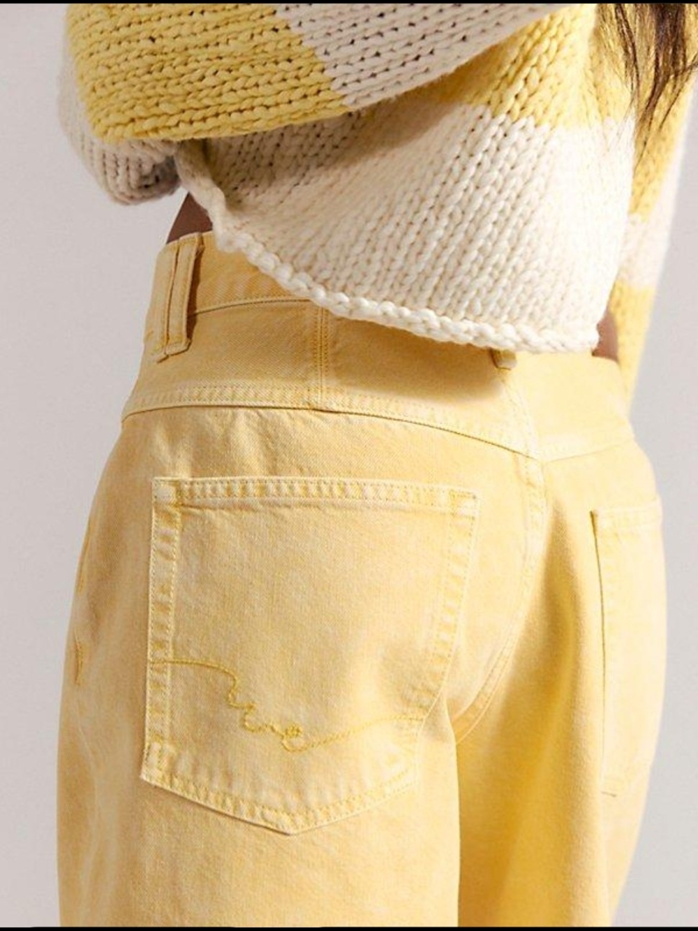 We The Free Montana Shorts in the "Butter Yellow" colorway. NWOT